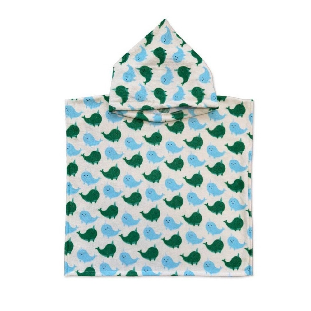 Target bullseye's Narwhal Kids' Hooded Towel 22.5" x 21" NWT
